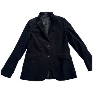 Theory women’s black tailored two-button blazer Cotton Angora Blend - sz. 8